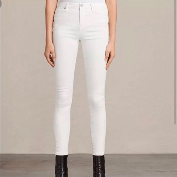ALLSAINTS Ashby Low rise Skinny Fit Jeans SZ- W26 - Picture 1 of 7
